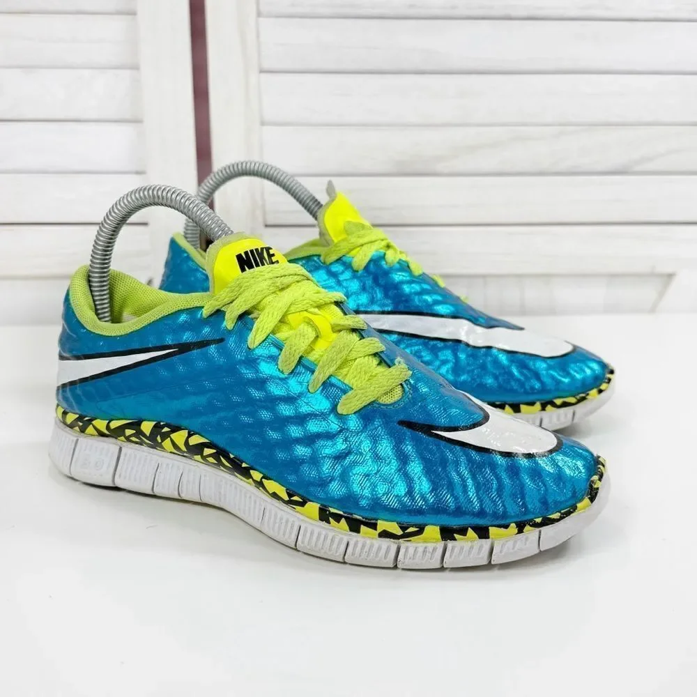 Nike Free Hypervenom GS Sneakers Blue Lagoon 5Y Big‎ Kids 705390-401